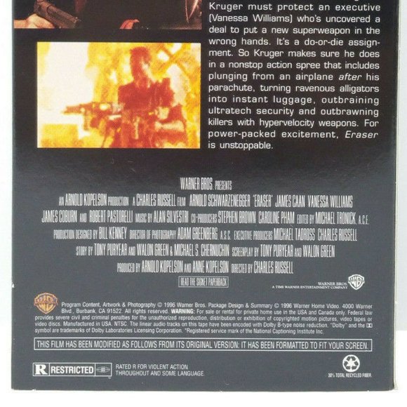 Warner Home Video Media Eraser Vhs 996 466e1m Poshmark
